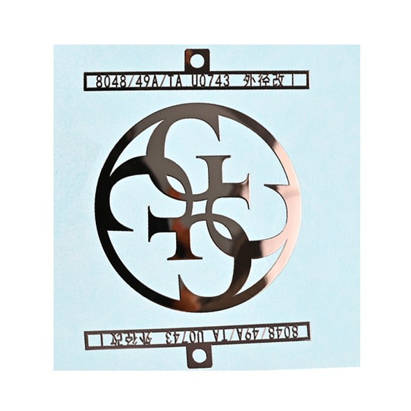 Electroform Transfer Nickel Metal Sticker